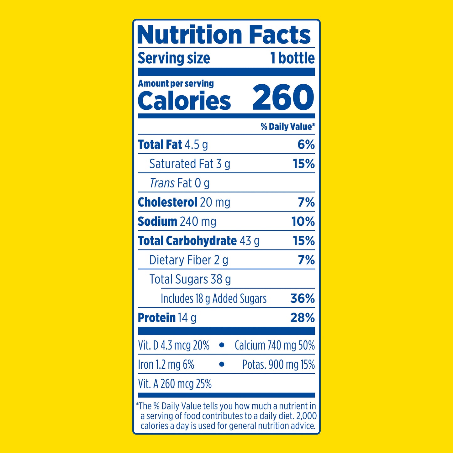 NESQUIK Double Chocolate Lowfat Milk 14 fl. oz.Bottle