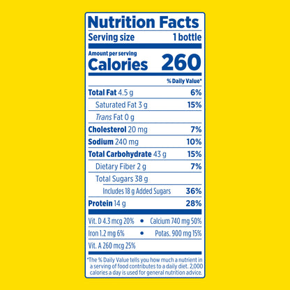NESQUIK Double Chocolate Lowfat Milk 14 fl. oz.Bottle