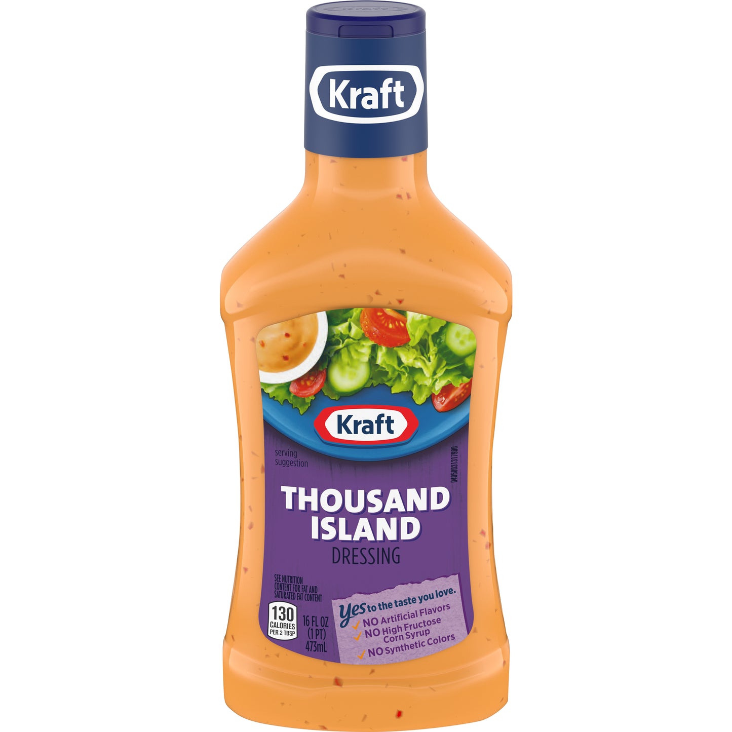 Kraft Thousand Island Dressing, 16 fl oz Bottle