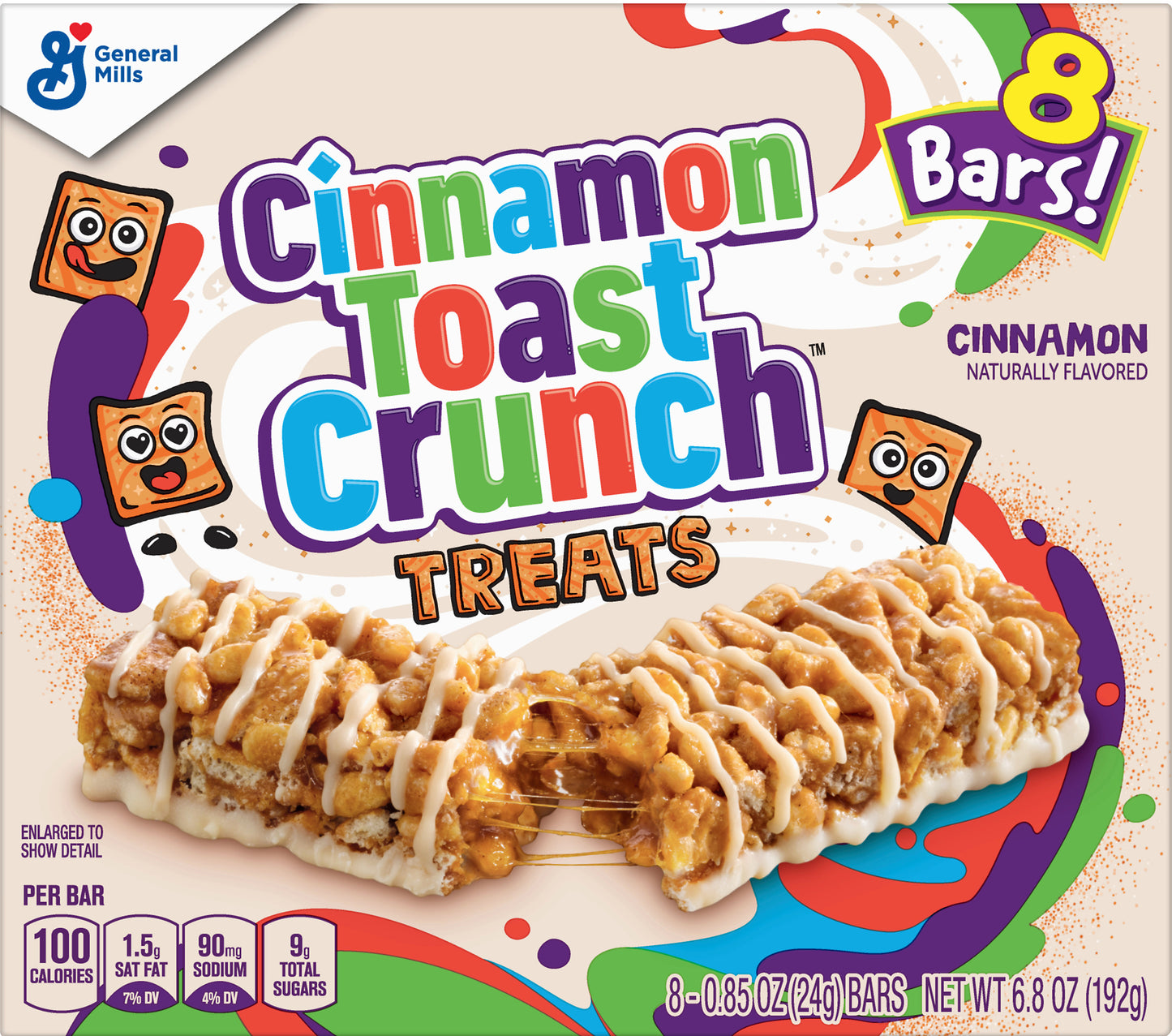 Cinnamon Toast Crunch Cinnamon Treats 8 8 0.85 oz 8 ea