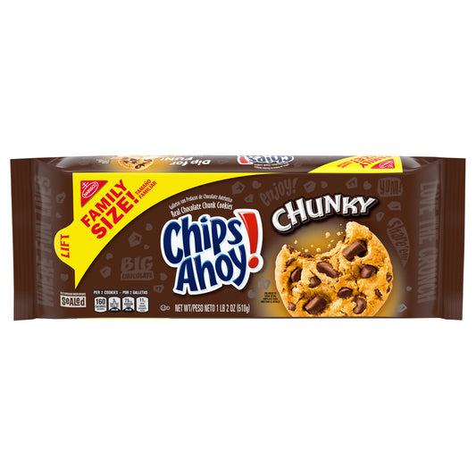 Nabisco Chips Ahoy! Chunky Chocolate Chunk Cookies 1.13 lb. Pack