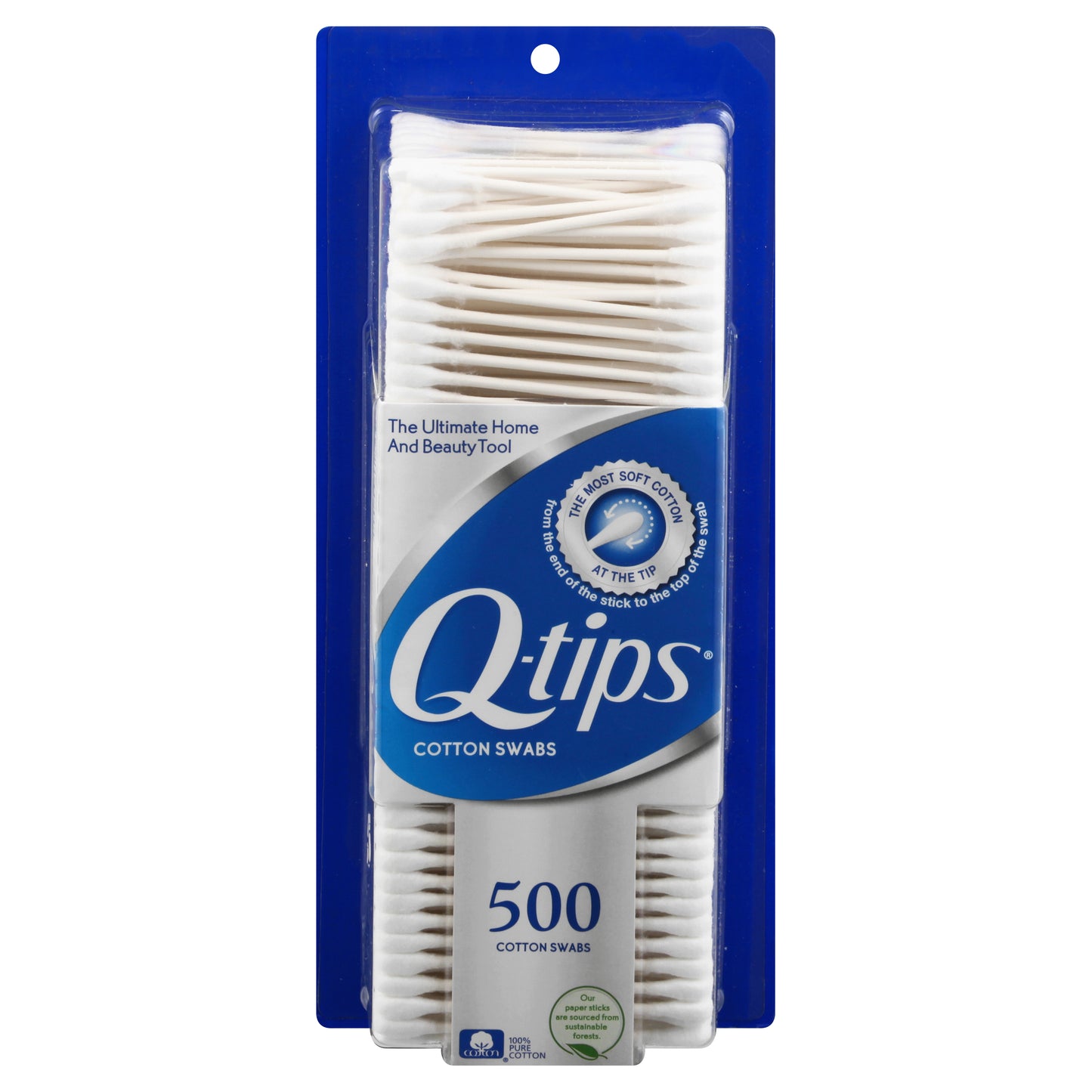 Q Tips Cotton Swabs 500 ea