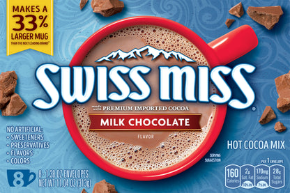 Swiss Miss 8 Pack Milk Chocolate Flavor Hot Cocoa Mix 8 ea