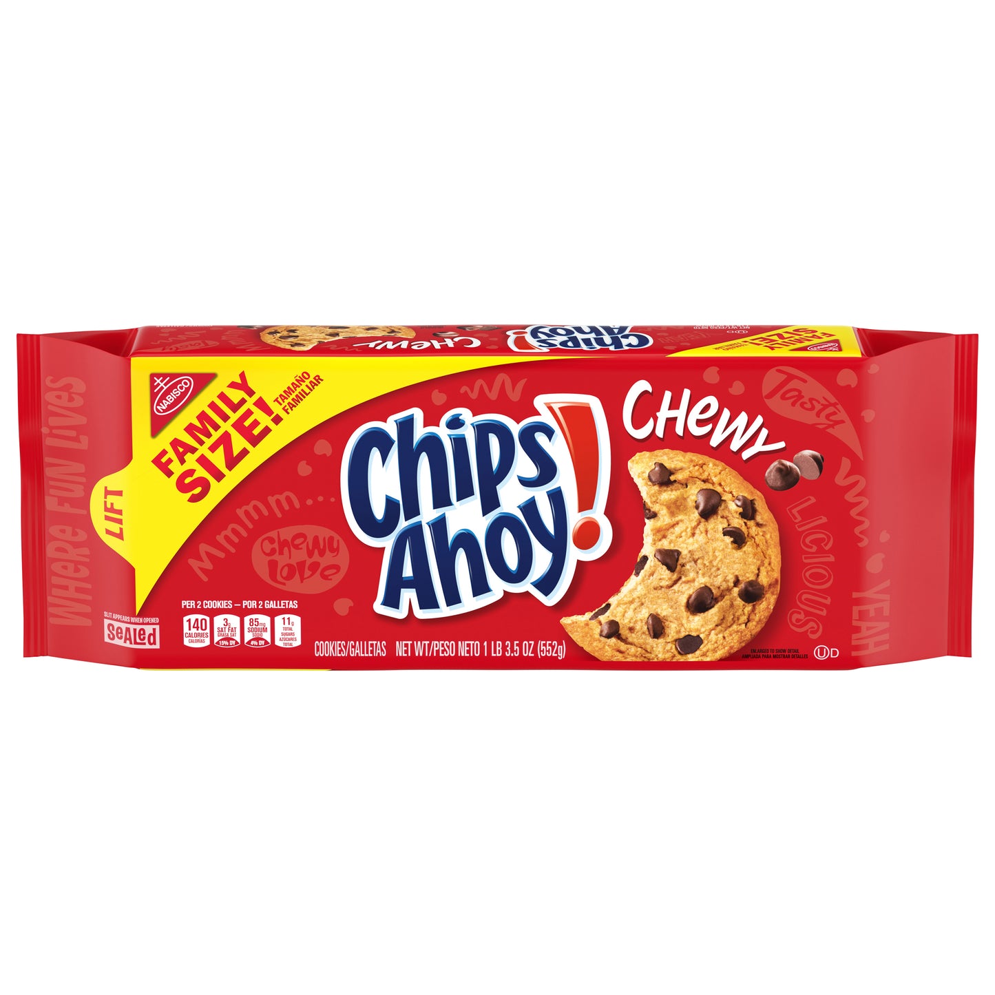 Chips Ahoy! Family Size! Chewy Cookies 19.5 oz