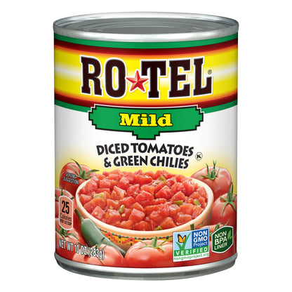 RO-TEL Mild Diced Tomatoes & Green Chillies 10 oz