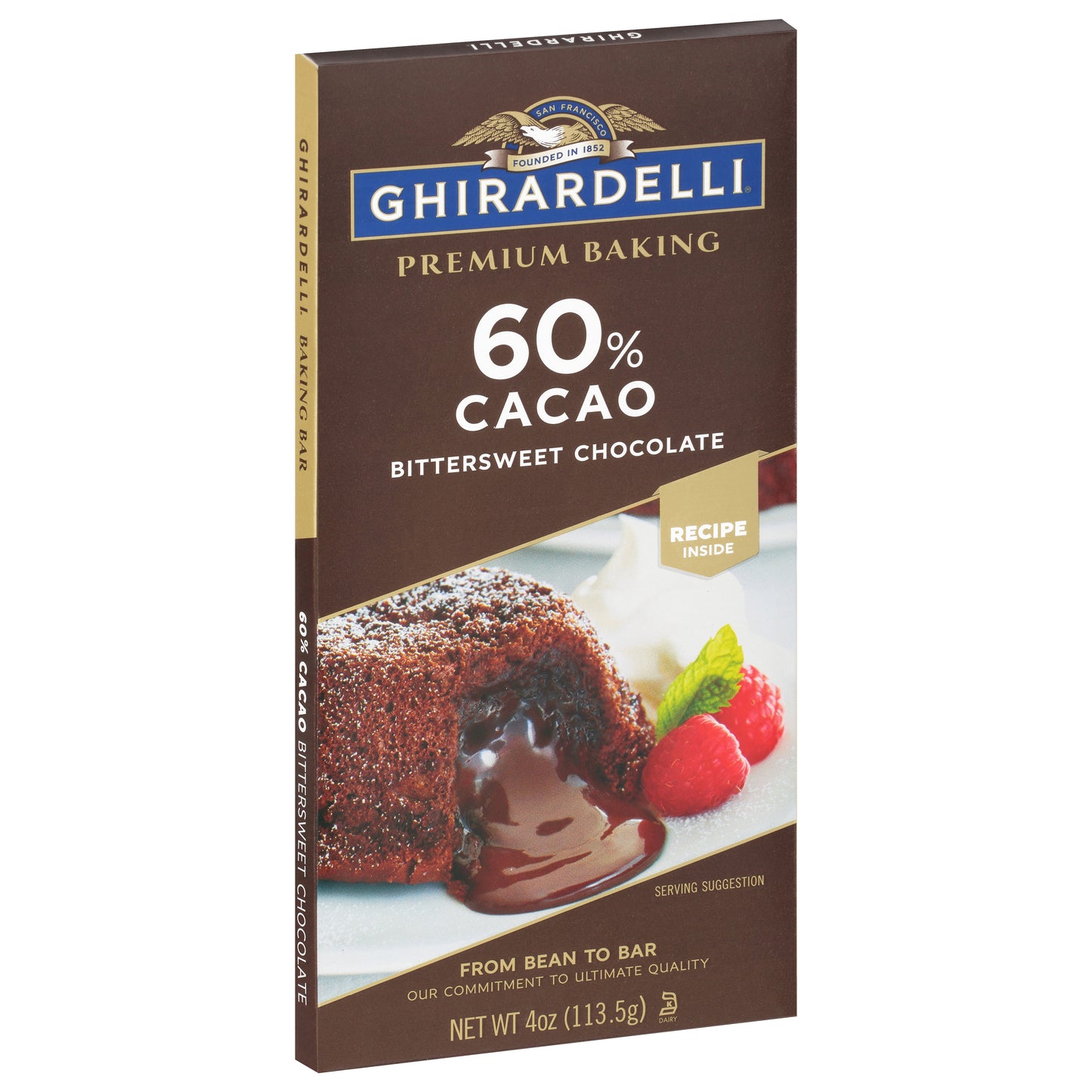 Ghirardelli 60% Cacao Bittersweet Chocolate Baking Bar 4 oz