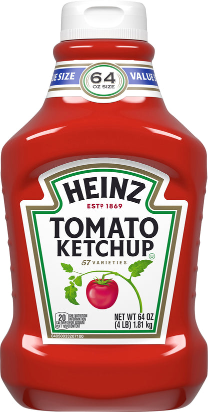Heinz Tomato Ketchup Value Size, 64 oz Bottle