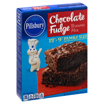 Pillsbury Family Size Chocolate Fudge Brownie Mix 18.4 oz