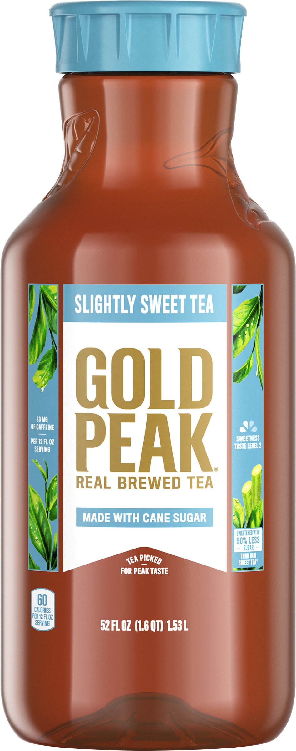 Gold Peak Slightly Sweet Tea Bottle, 52 fl oz