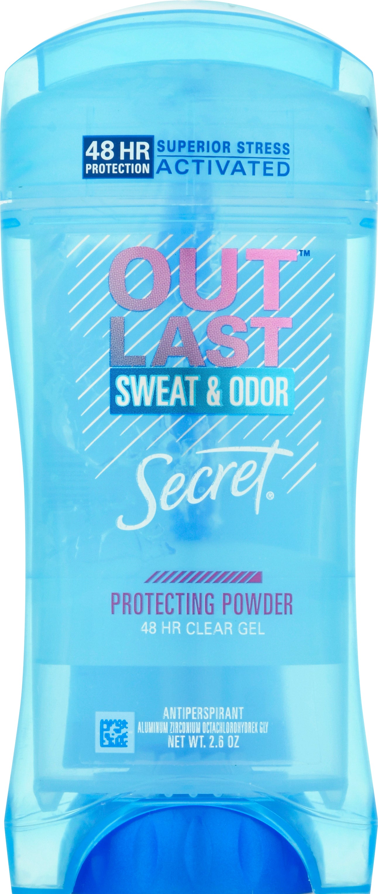 Secret Outlast Clear Gel Protecting Powder Antiperspirant 2.6 oz