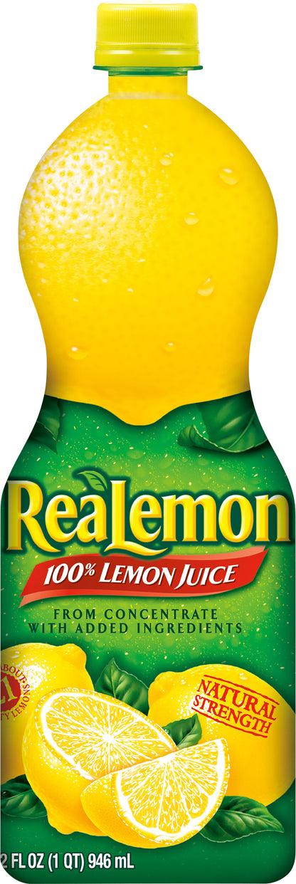 ReaLemon 100% Lemon Juice 32 fl oz Bottle