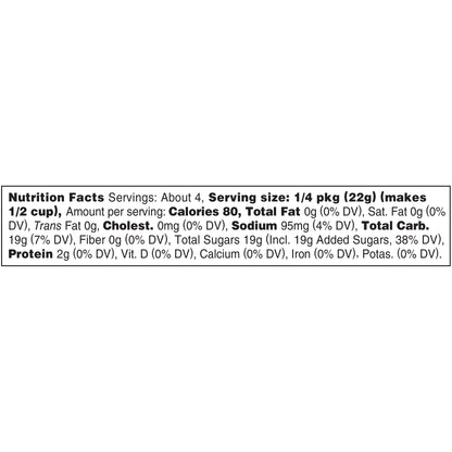Jell-O Strawberry Instant Gelatin Mix, 3 oz Box