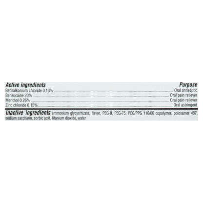 Orajel Instant Pain Relief Cream Oral Antiseptic/Pain Reliever/Astringent 0.33 oz