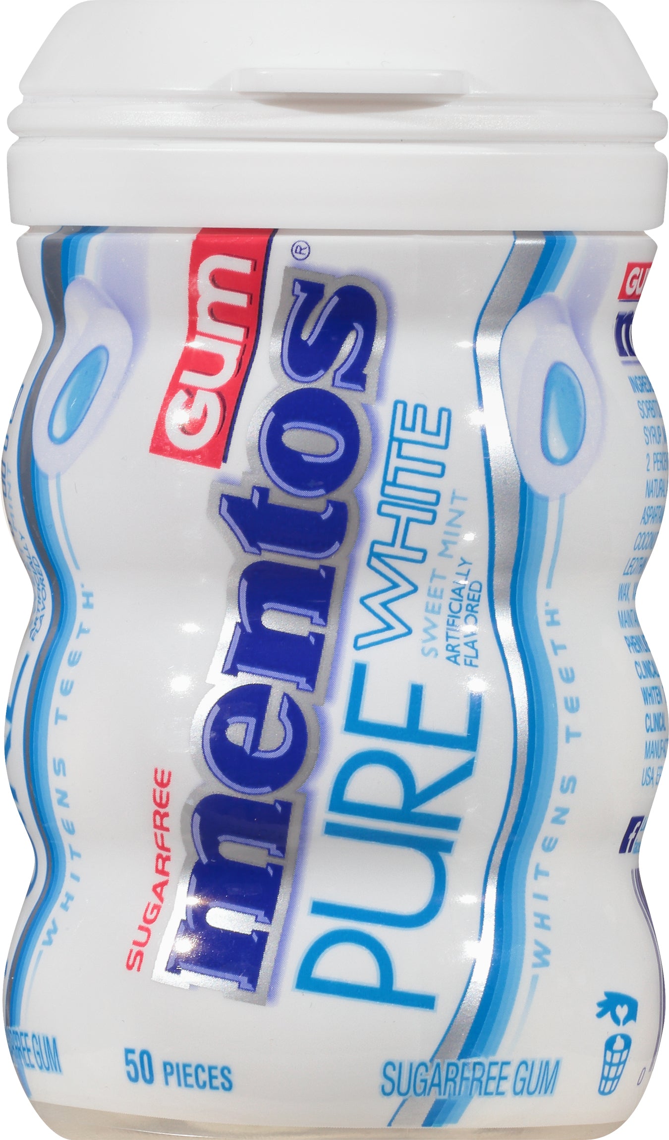 Mentos Sugarfree Pure Fresh Gum 50 ea