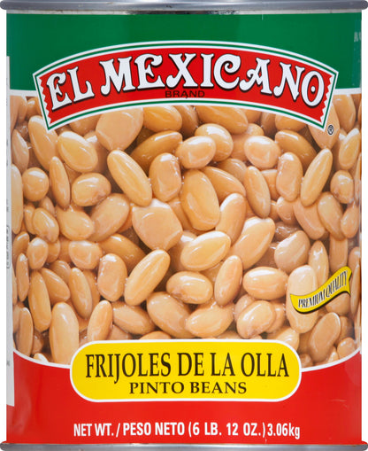 El Mexicano Pinto Beans 108 oz