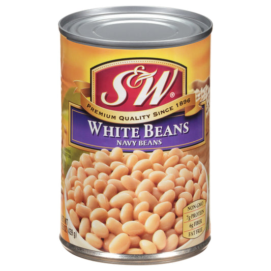 S&W White Beans 15.5 oz