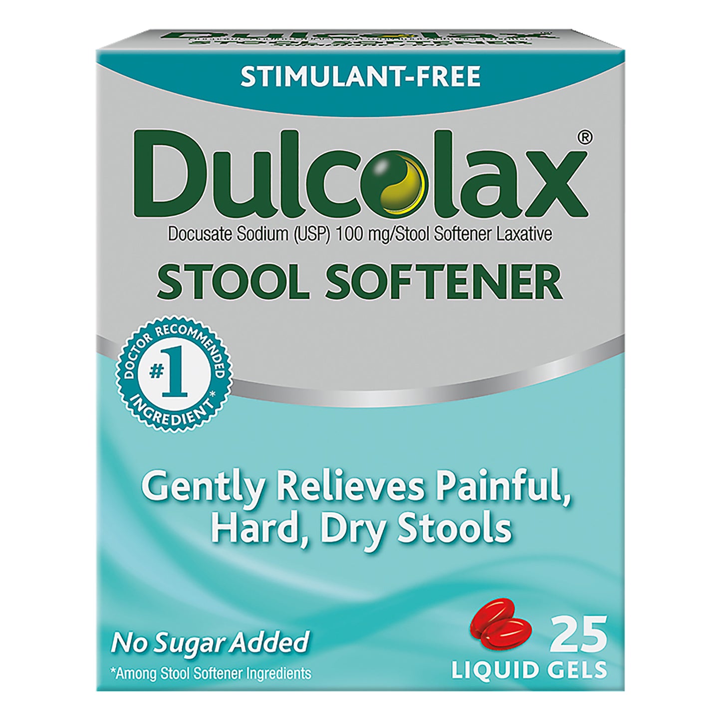 Dulcolax Liquid Gels Stimulant-Free Stool Softener 25 ea