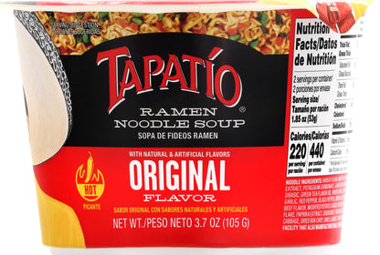 Tapatio Original Flavor Ramen Noodle Soup 3.7 oz
