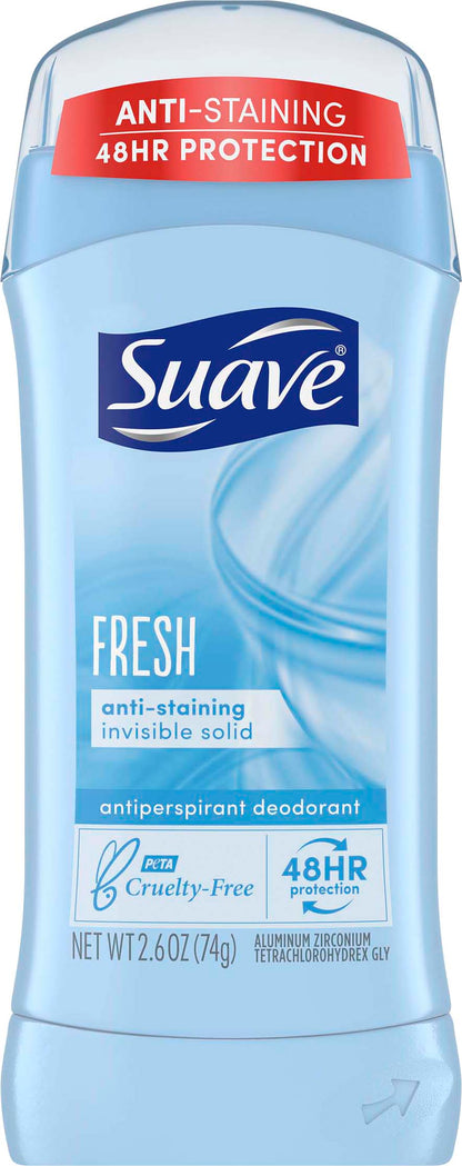 Suave Fresh Antiperspirant Deodorant 2.6 oz
