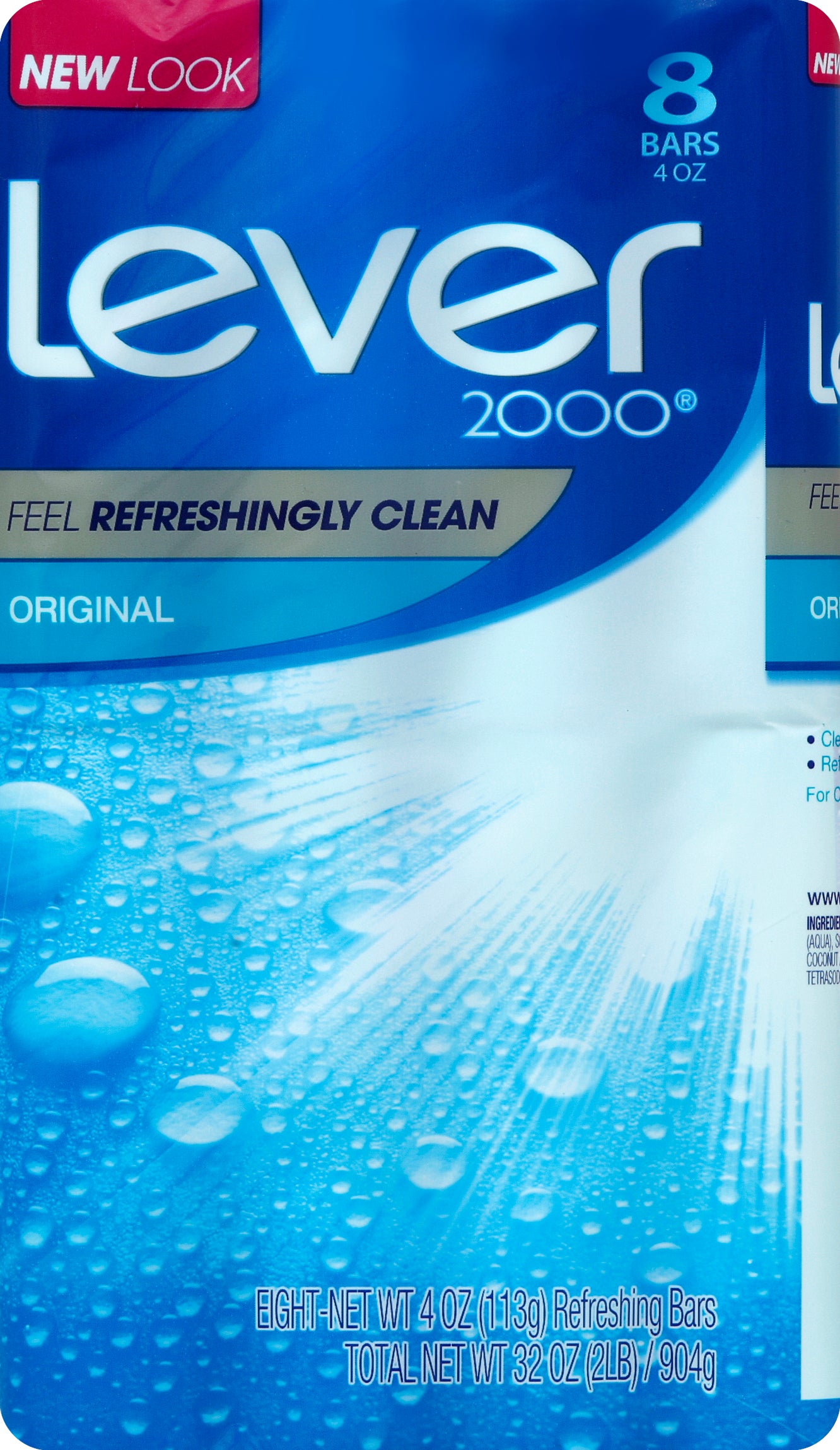 Lever 2000 Refreshing Bars 8 ea