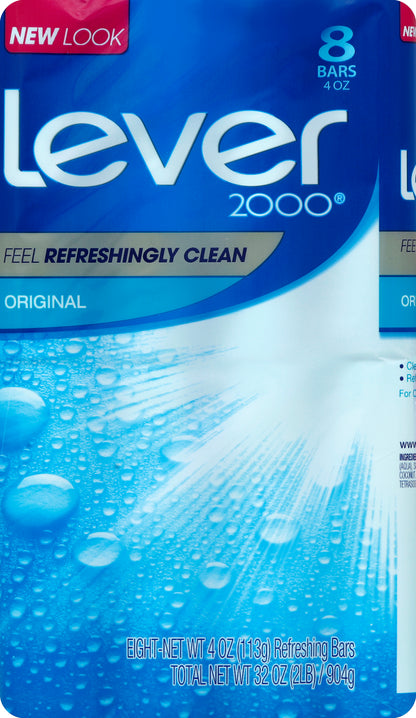 Lever 2000 Refreshing Bars 8 ea