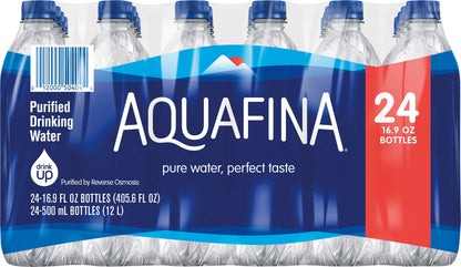 Aquafina 24 Pack Purified Drinking Water 24 ea