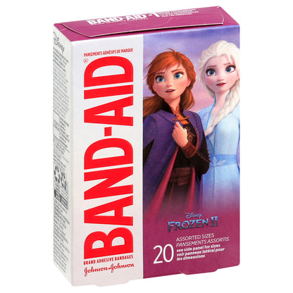 Band Aid Disney Frozen II Assorted Sizes Bandages 20 ea