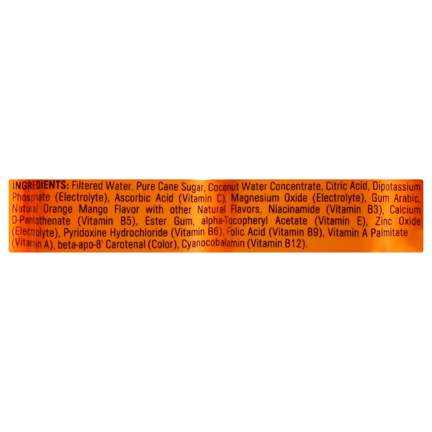 Body Armor Orange Mango Super Drink 16 oz