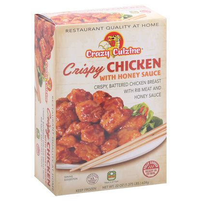 Crazy Cuizine Crispy Chicken with Honey Sauce 22 oz