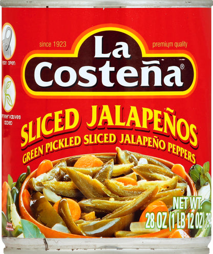 La Costena Jalapenos 28 oz