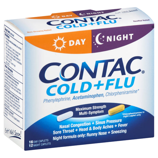 Contac Cold + Flu 28 ea