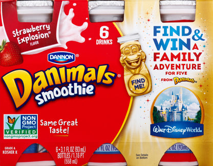 Danimals Smoothie 6 ea