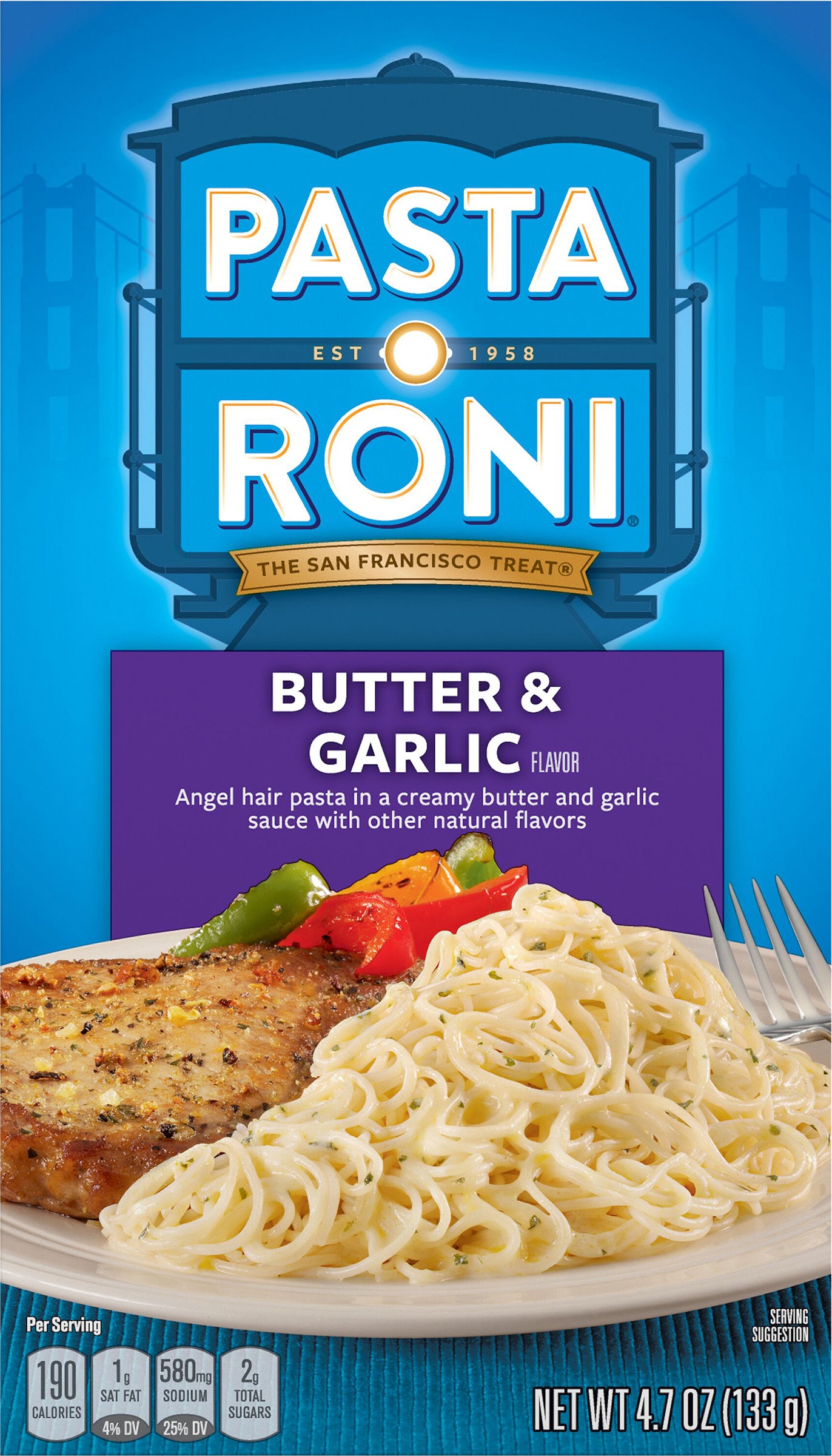 Pasta Roni Pasta Mix Butter & Garlic 4.7 Oz