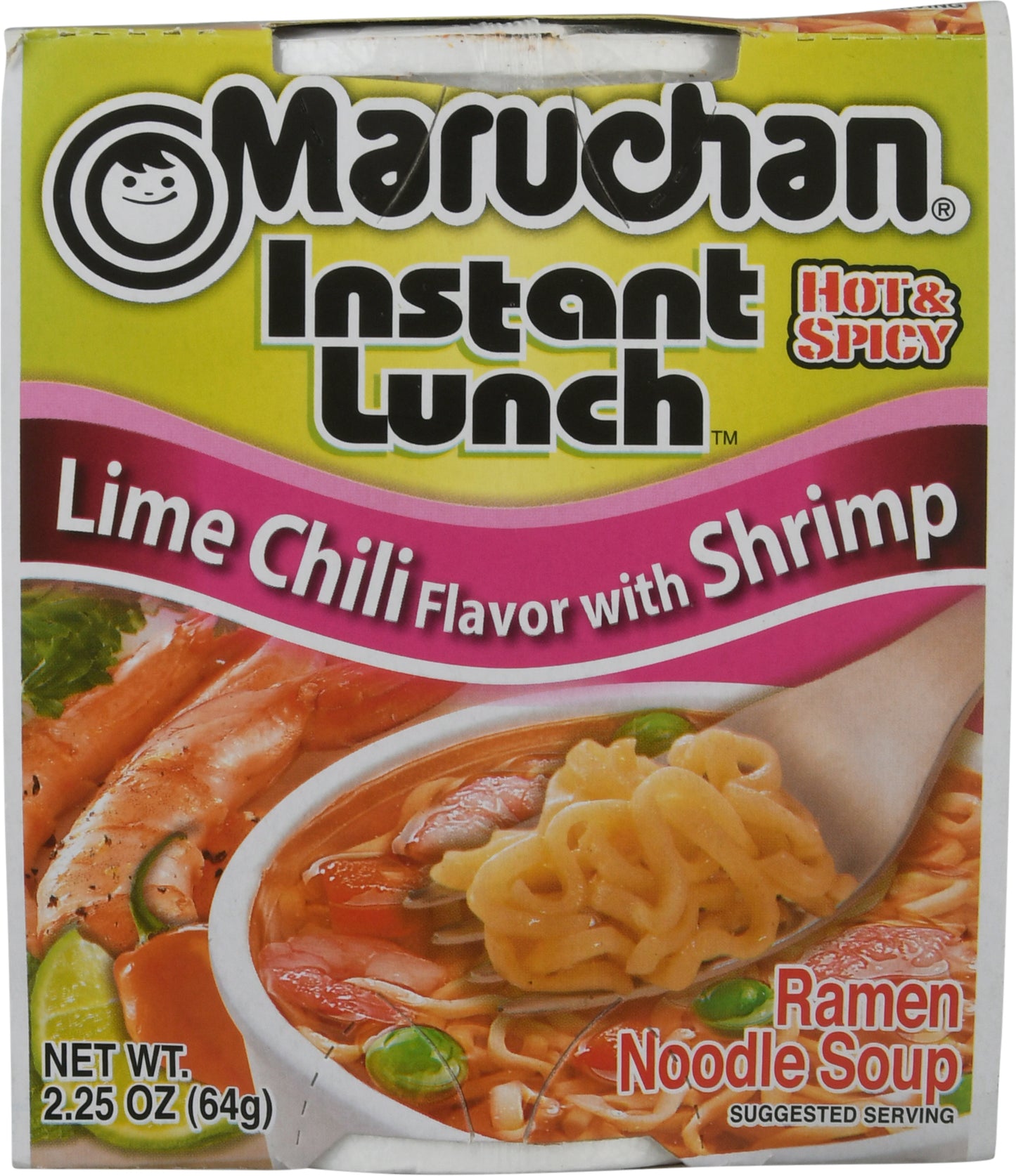 Maruchan Instant Lunch Lime Chili Flavor With Shrimp Ramen Noodle Soup 2.25 oz