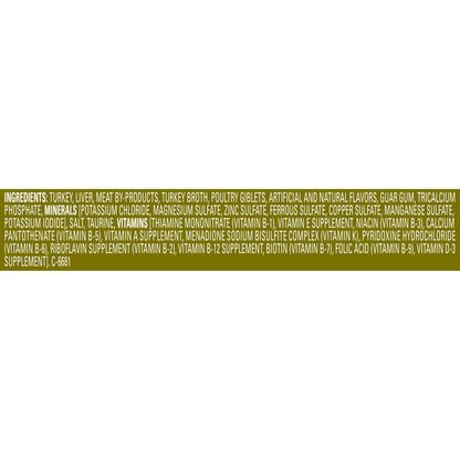 Purina Fancy Feast Grain Free Pate Wet Cat Food, Classic Pate Turkey & Giblets Feast - 3 oz. Can