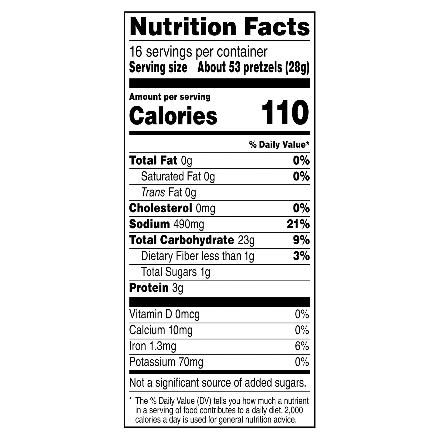 Rold Gold Pretzels Sticks Original 16 Oz