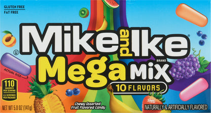Mike and Ike 10 Flavors Mega Mix Candy 5.0 oz