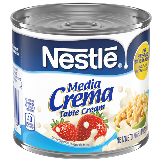 Nestle MediaCrema_Reg_BE_Update 7.6 FL OZ (225 mL) English-Spanish