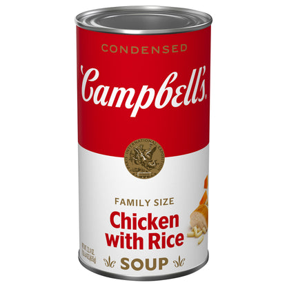 Campbell's Family Size Chicken with Rice Condensed Soup 22.4 oz