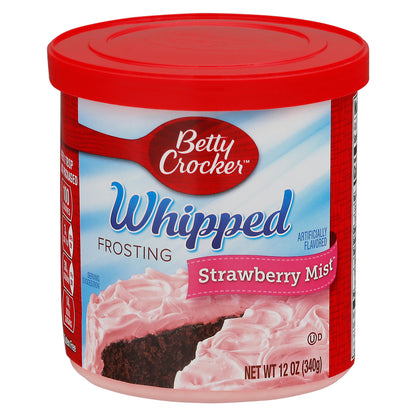 Betty Crocker Whipped Strawberry Mist Frosting 12 oz