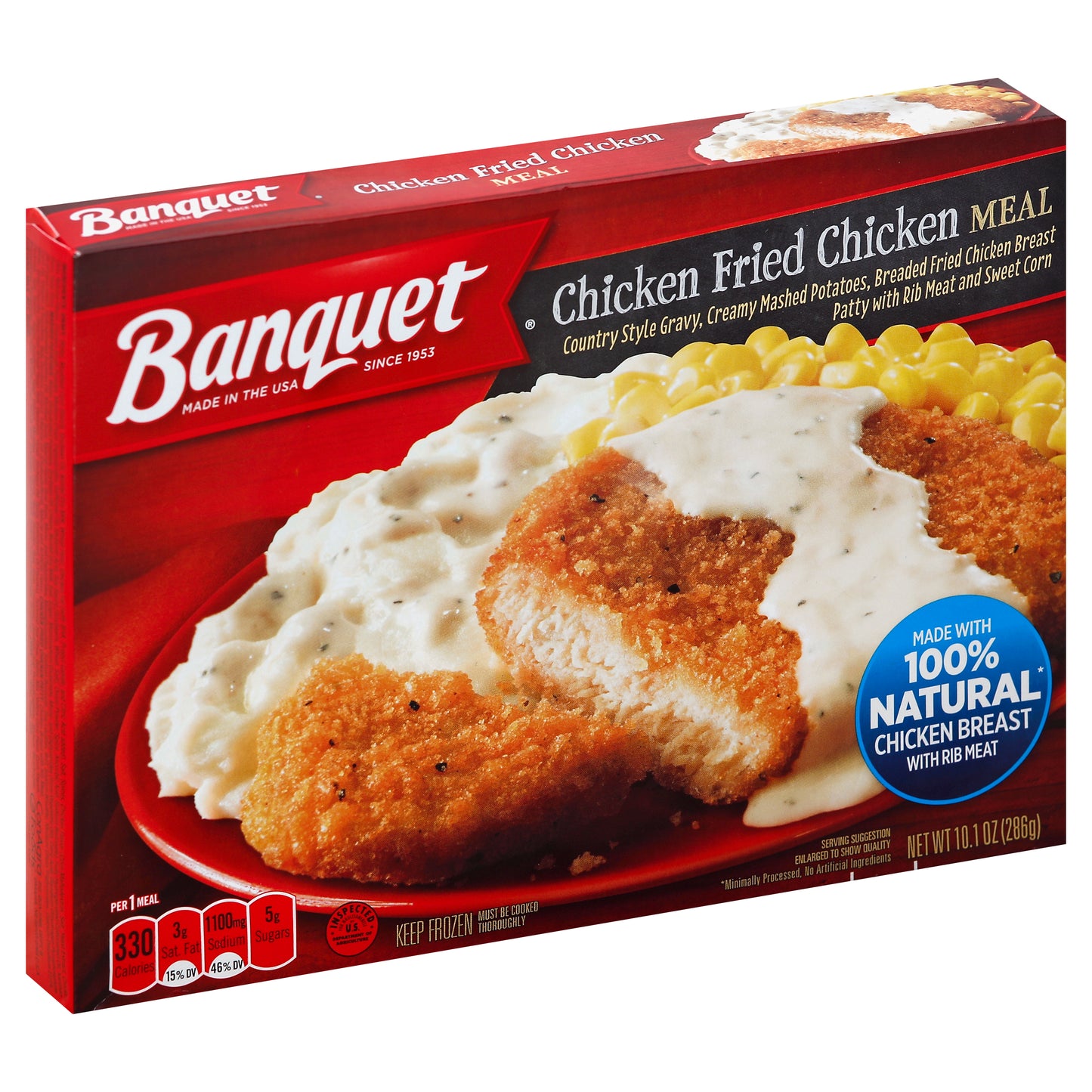Banquet Chicken Fried Chicken Meal 10.1 oz