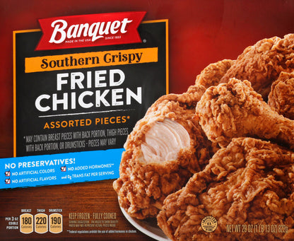 Banquet Southern Crispy Fried Chicken 29 oz