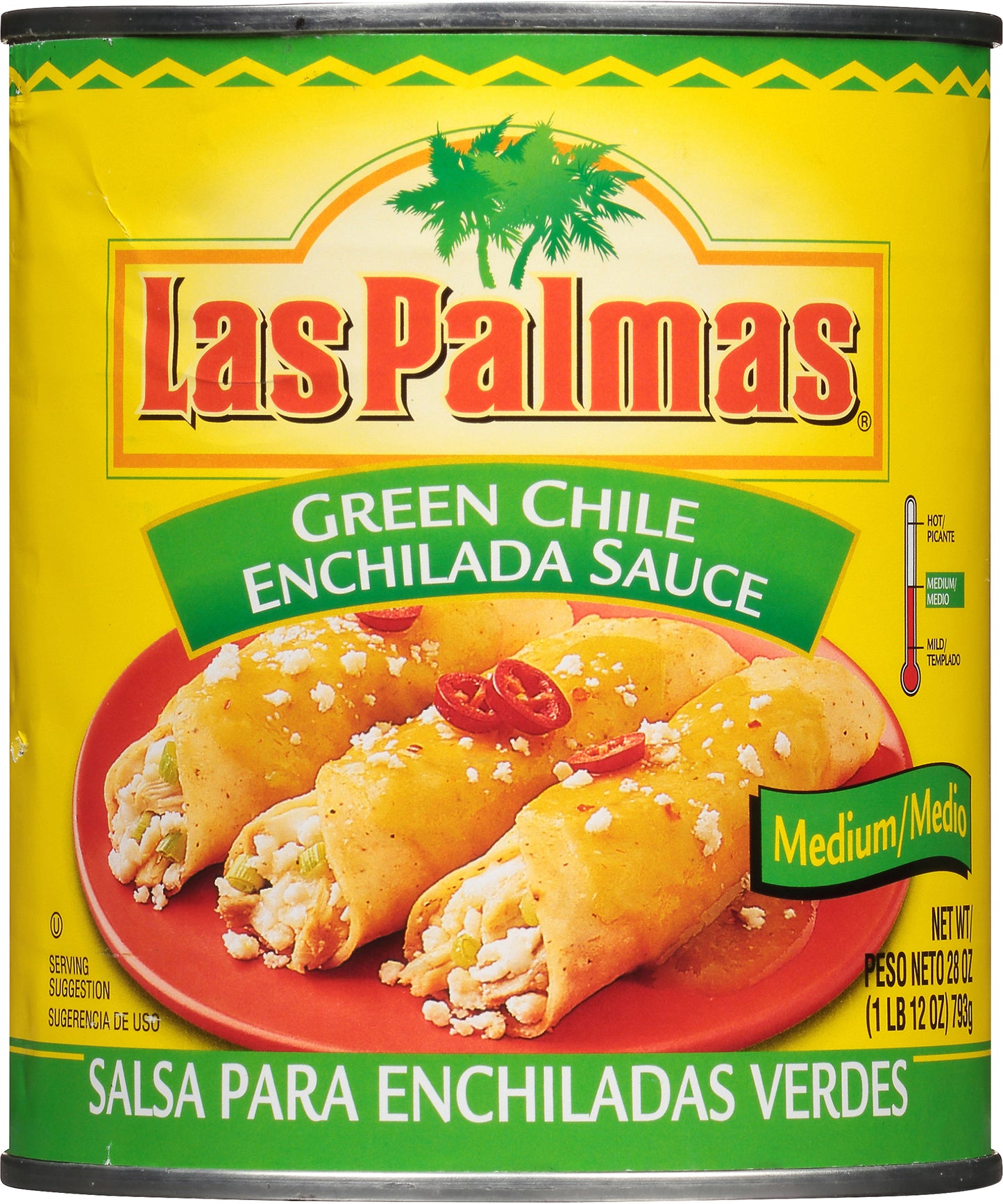 Las Palmas® Medium Green Chile Enchilada Sauce 28 oz. Can