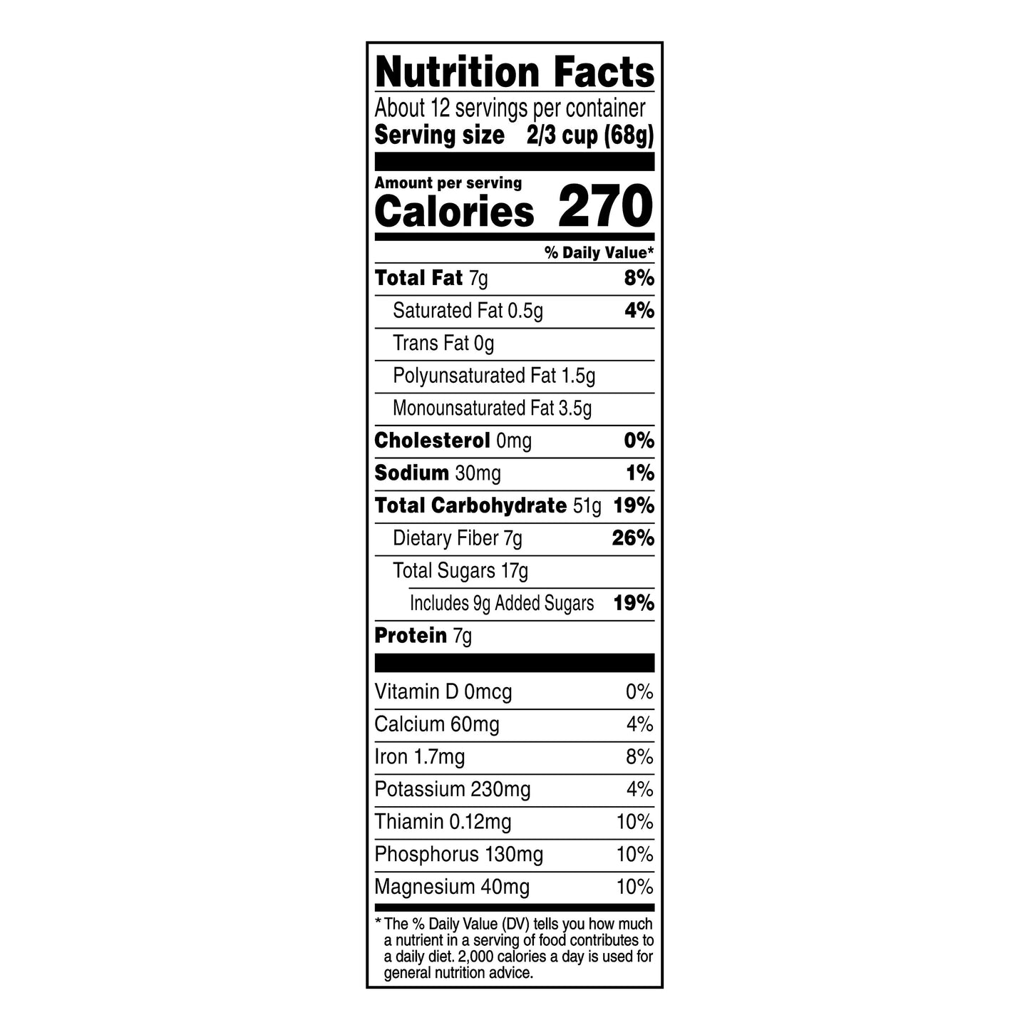 Quaker Oats, Honey, Raisins & Almonds Simply Granola 28 oz