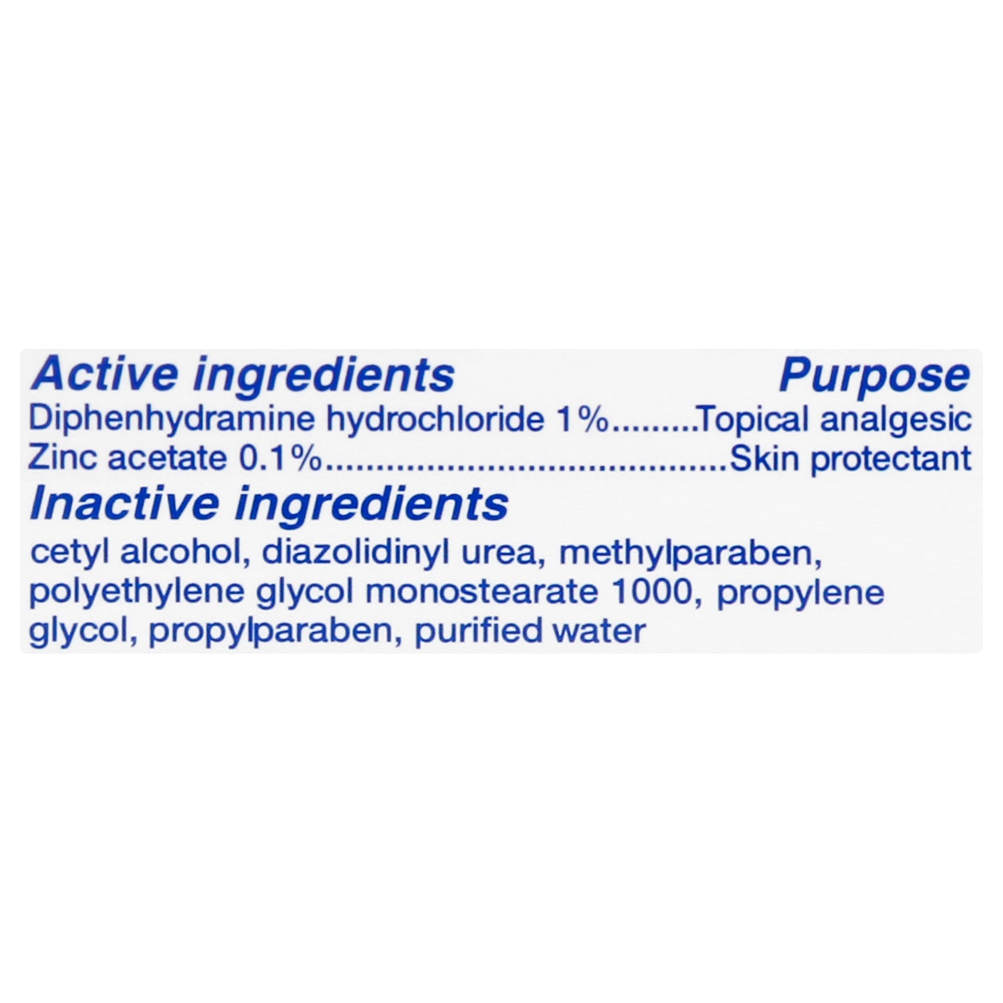 Benadryl Original Strength Itch Stopping Cream 1 oz