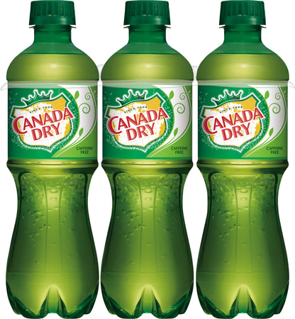 Canada Dry Ginger Ale Soda, .5 L bottles, 6 pack