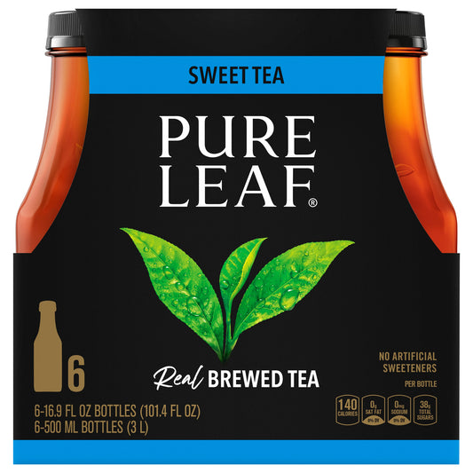 Pure Leaf Sweet Brewed Tea 6-16.9 fl oz Bottles