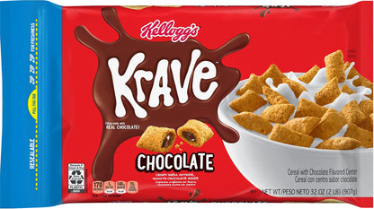 Krave Chocolate Cereal 32 OZ