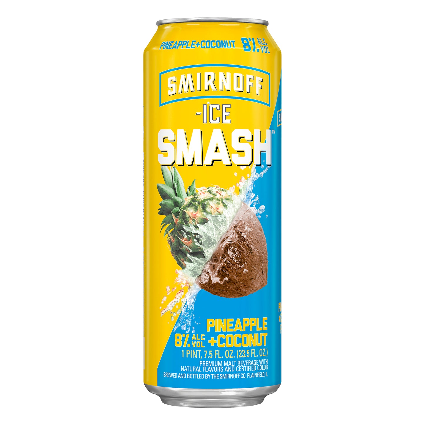 Smirnoff Ice Smash Pineapple + Coconut Malt Beverage 23.5 oz