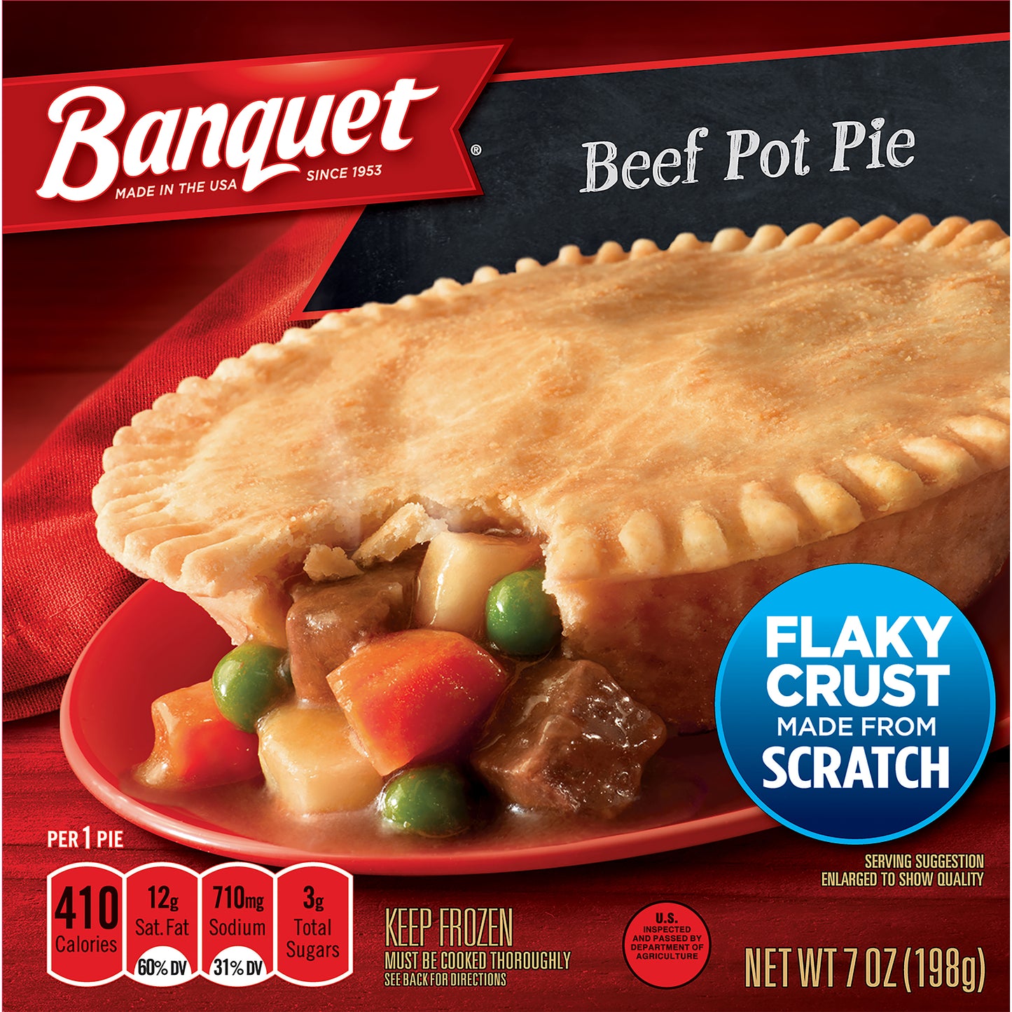 Banquet Beef Pot Pie 7 oz